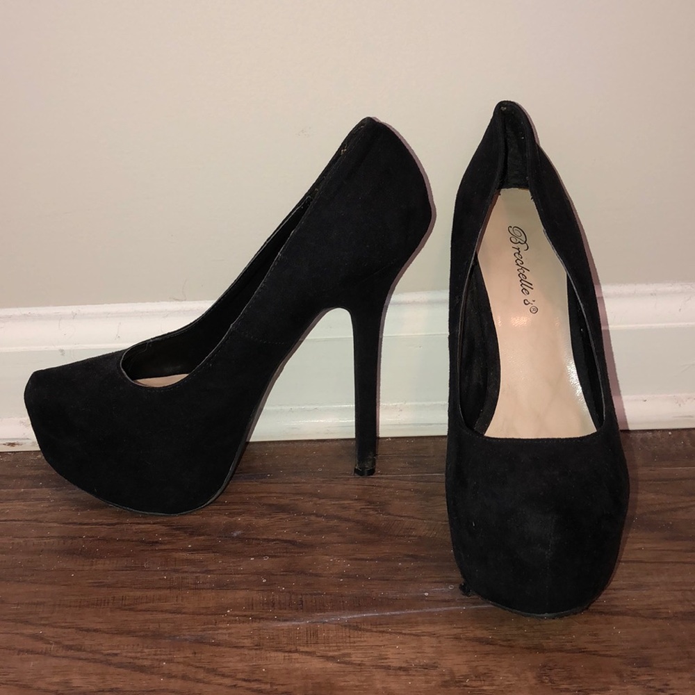 Black Platform Heels - image 1
